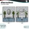 Stupell Industries Bathroom's Restful Wash 2pc Framed Giclee Set, design by Marcus Prime